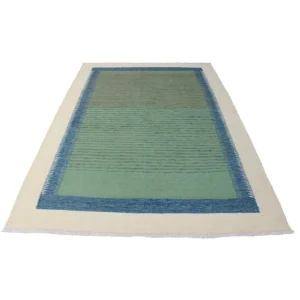 Rug's and Kilim Modern Handmade Swedish Flatweave Wool Rug