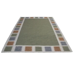 Rug's and Kilim Modern Scandinavian Border Design Wool Rug