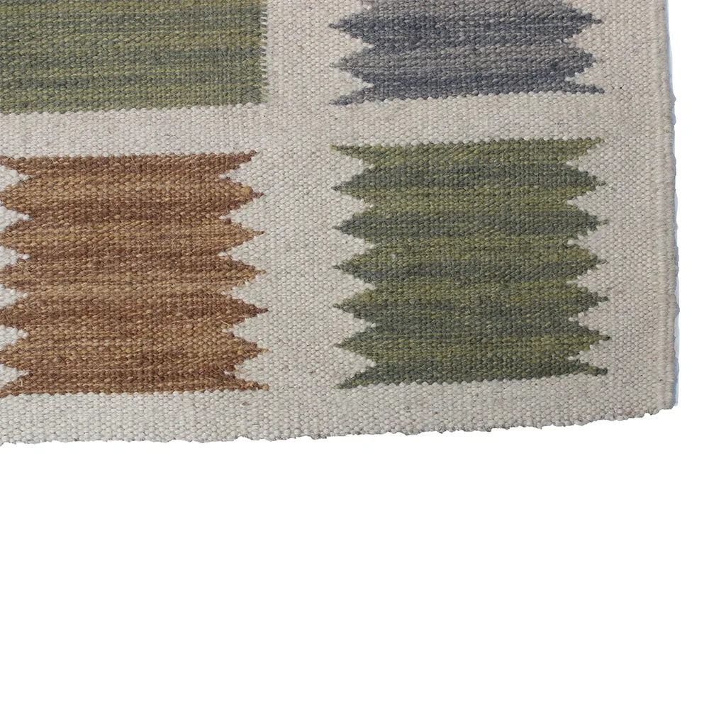 Rug's and Kilim Modern Scandinavian Border Design Wool Rug - Image 3