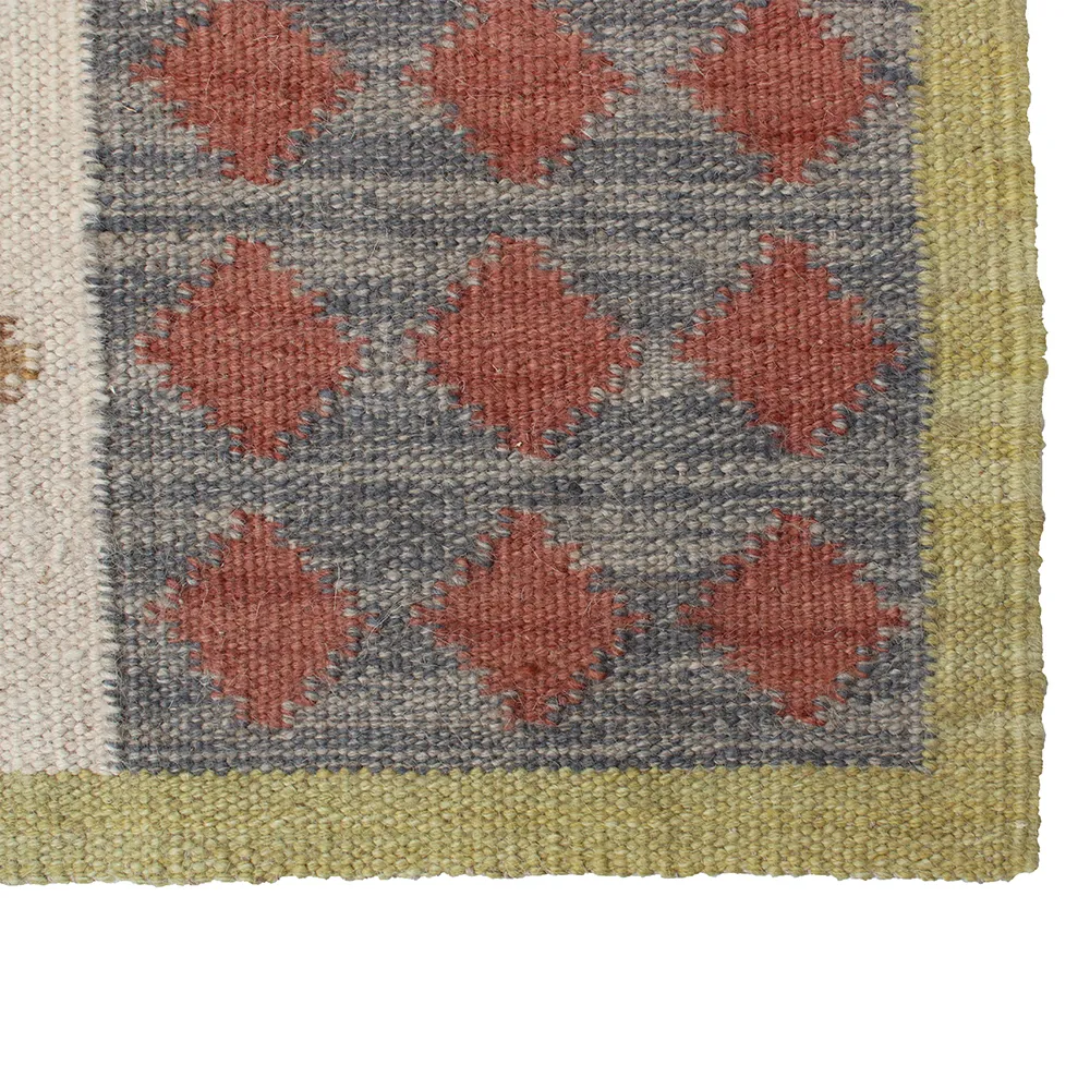 Rug's and Kilim Modern Folk Art Flatweave Wool Rug - Image 4