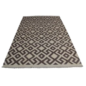 Rug's and Kilim Handwoven Scandinavian Diamond Flatwoven Wool Rug