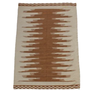 Customized Name Handwoven Swedish Rolakan Style Rug